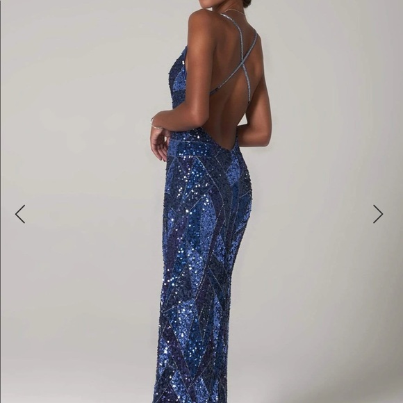 Scala Full Sequins Fitted Gown |prom|pageant|formal| - Picture 2 of 10